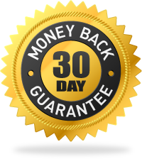 30 day money back guarantee, no questions asked.